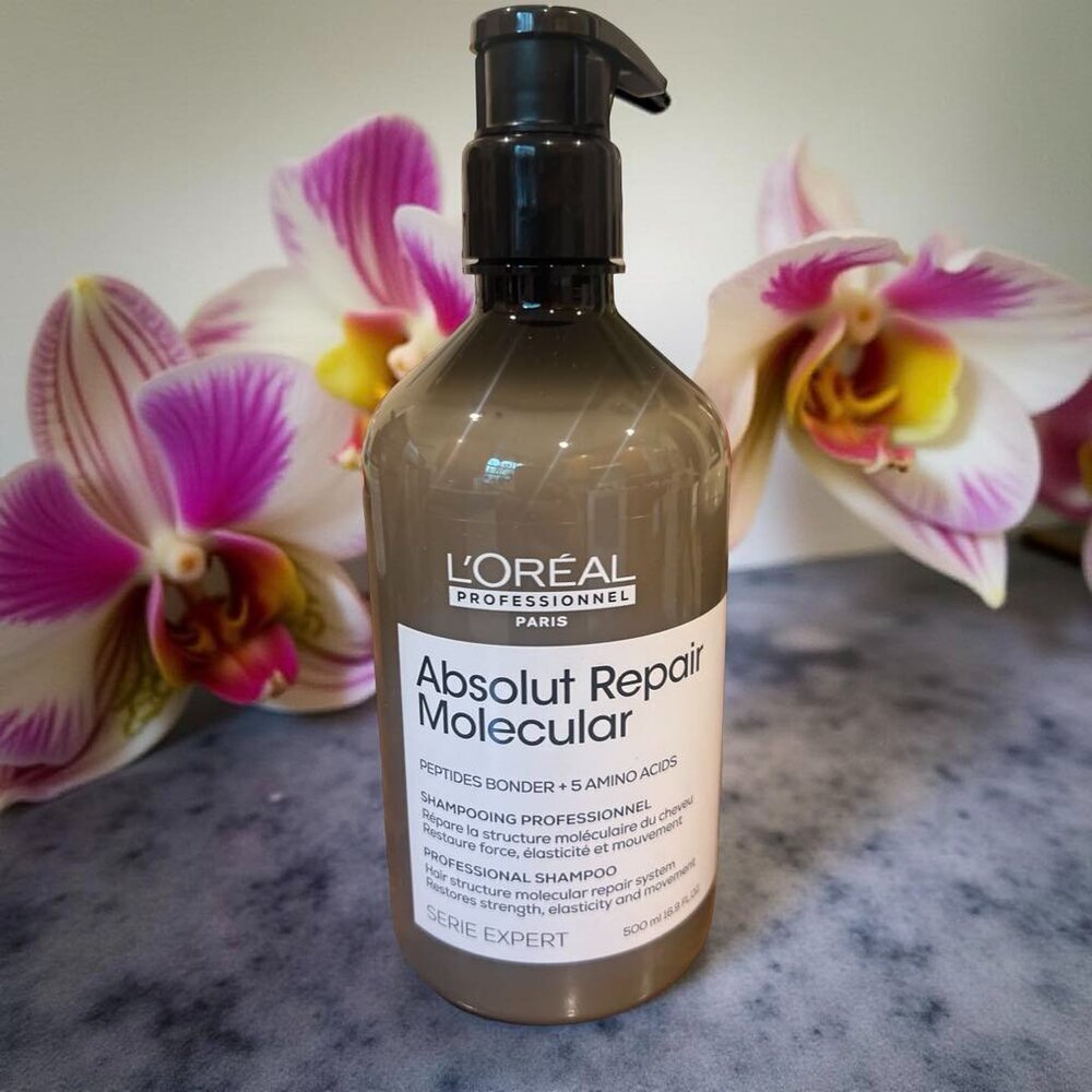 L'Oreal Prof Paris Absolut Repair Molecular 5 Amino Acids Shampoo 16.9 oz